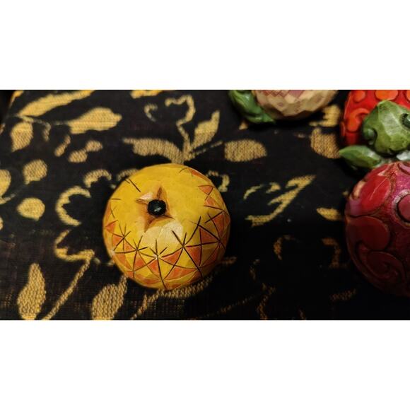 Jim Shore 2007 A Taste Of Summer’s Goodness Basket Watermelon 6 Pieces Of Fruit - Picture 15 of 16